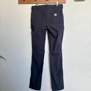 Carhartt Women’s Rugged Flex Work Pants Size 6 Tall Relaxed Fit Gray